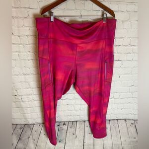 Athleta Leggings Size 3X Pink